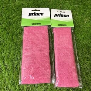Prince Wristbands And Head Band‎ Set Tennis Pickleball Sports Pink
